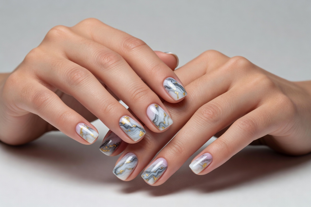Marble Nails